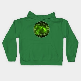 Virgo Zodiac Symbol Kids Hoodie